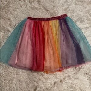 Colorful Rainbow Tulle Skirt